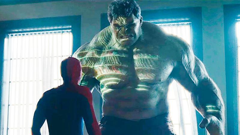 Hulk and Spider-Man in Spider-Man: Brand New Day.