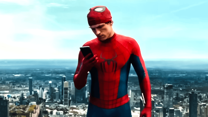 Tom Holland as Spider-Man in Spider-Man: Brand New Day.