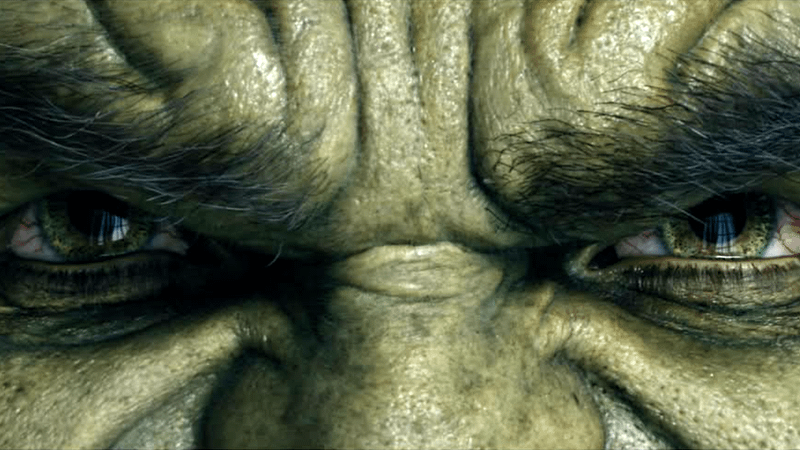 A close-up of Hulk from Brand New Day.