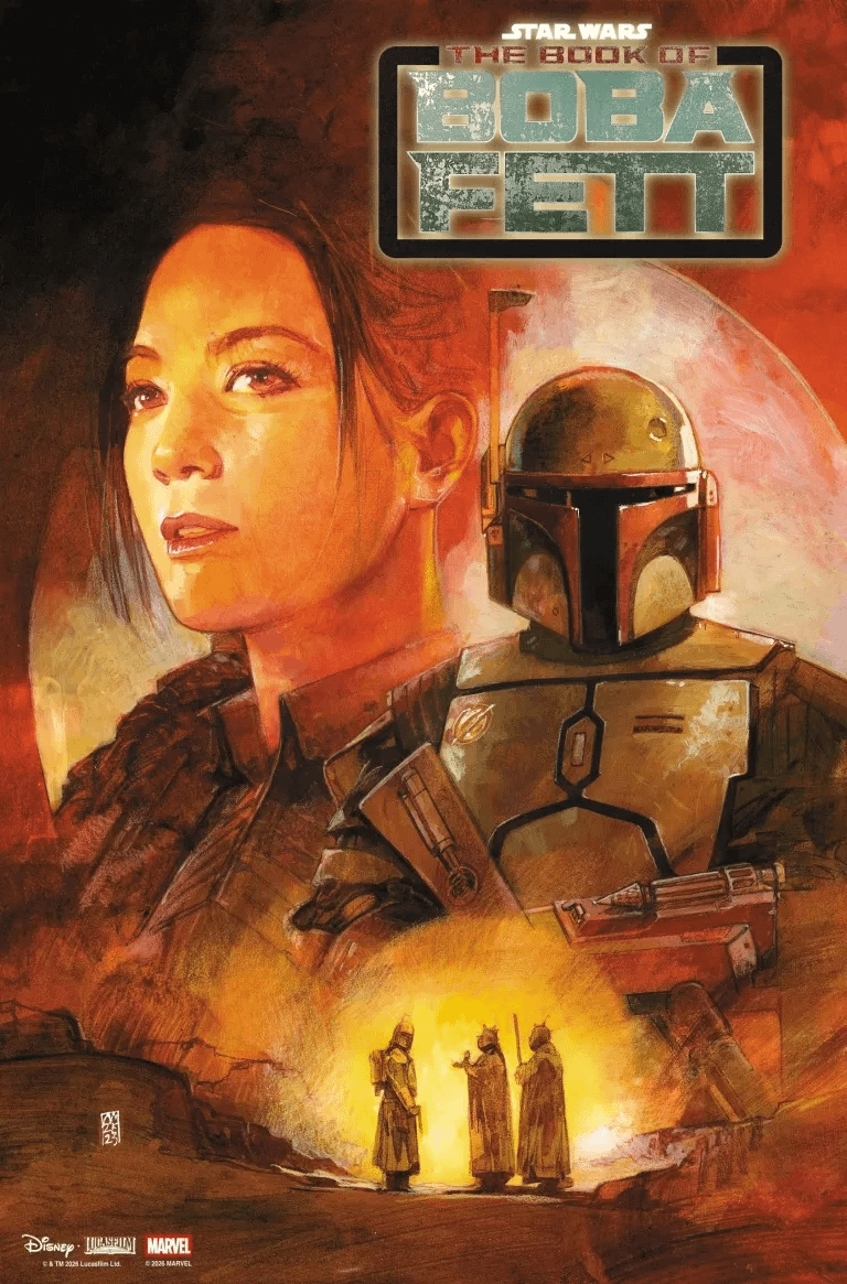 The Book of Boba Fett Comic Cover.