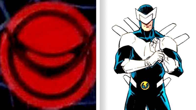Boomerang logo from Spider-Man: Brand New Day, Boomerang from Marvel Comics