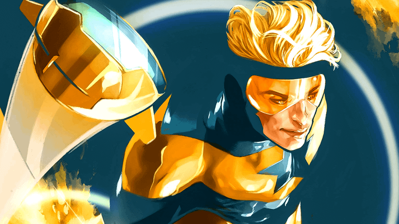 Booster Gold in DC Comics.