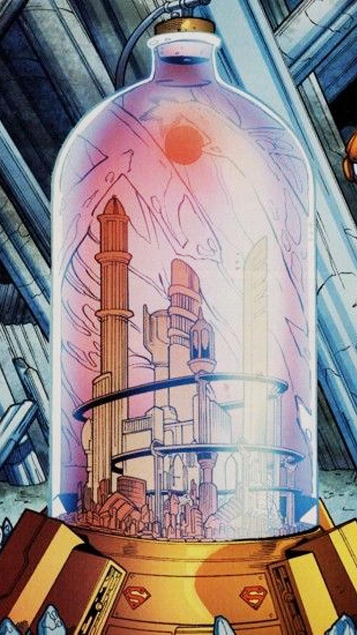 Bottle City of Kandor in Fortress of Solitude.