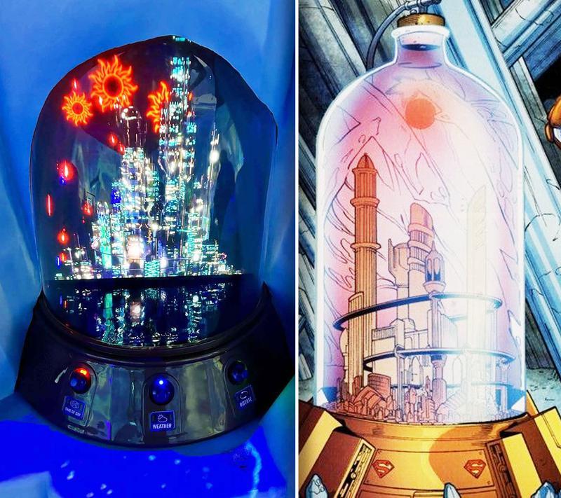 Bottle City of Kandor in DCU vs. DC Comics.