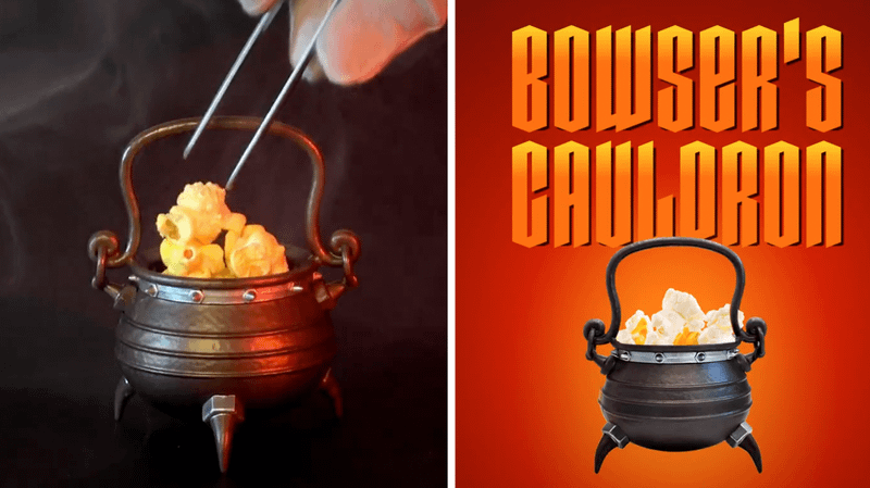 Bowser's Cauldron Popcorn Bucket for the Super Mario Galaxy Movie