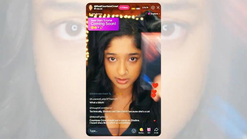  Maitreyi Ramakrishnan as Countess Crow.