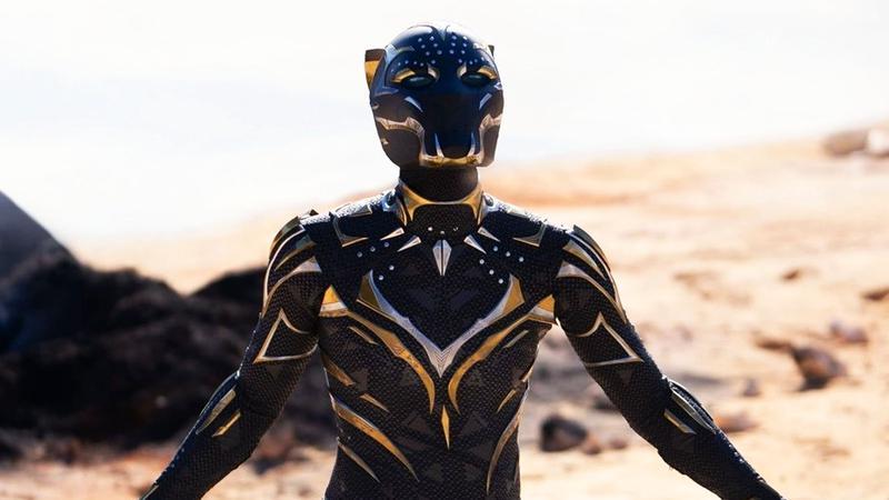Shuri in Black Panther costume from Black Panther: Wakanda Forever.'
