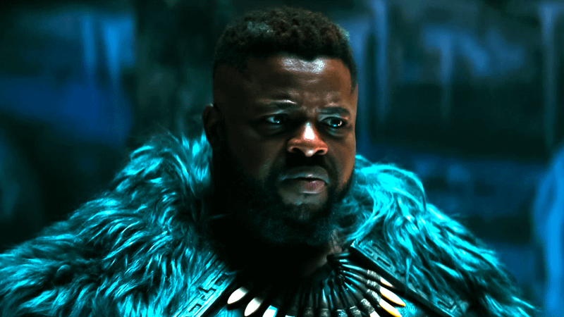 M'Baku from Black Panther: Wakanda Forever.