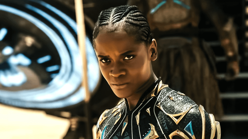 Letitie Wright as Shuri/Black Panther in Avengers: Doomsday.
