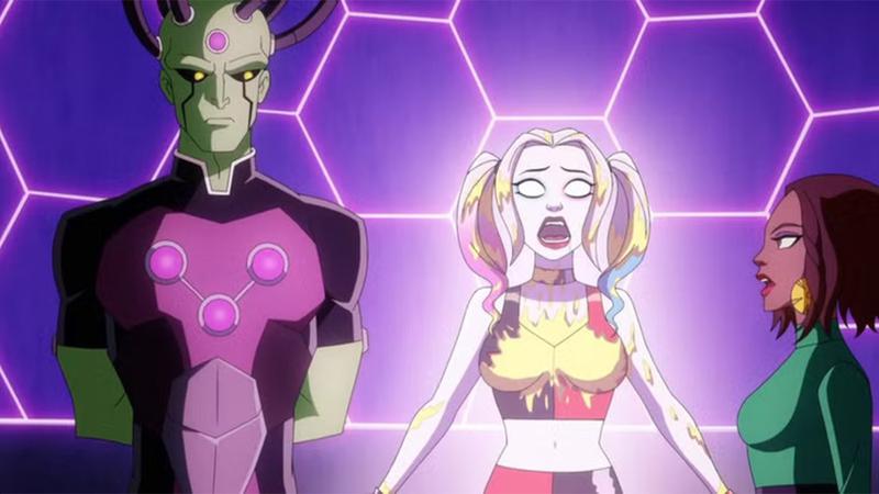 Brainiac and Harley Quinn in Harley Quinn Series.