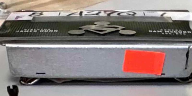 Man of Tomorrow slate from James Gunn Set photo.