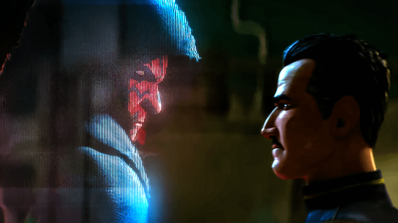 Brander Lawson and Darth Maul in Maul - Shadow Lord.