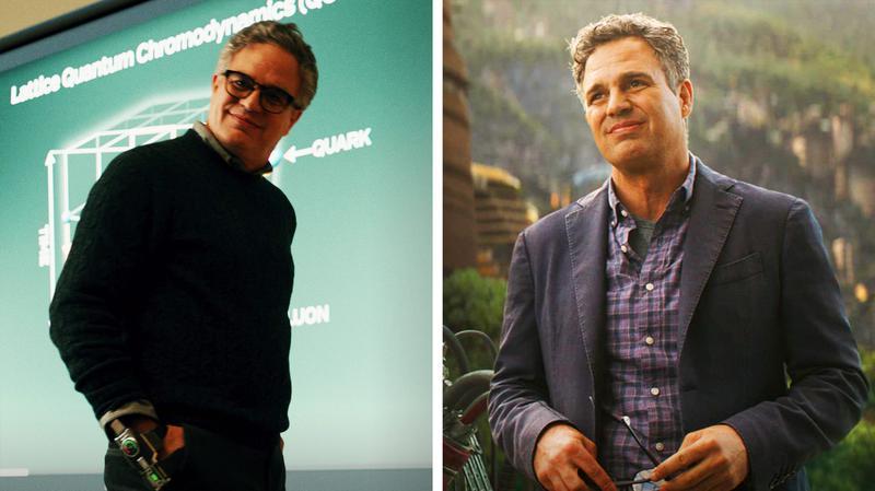 Mark Ruffalo as Bruce Banner in Brand New Day compared to Infinity War.