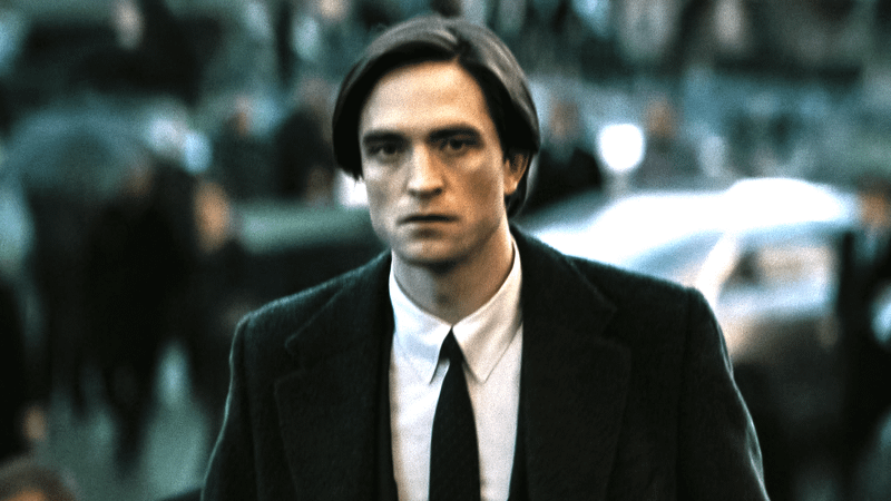 Robert Pattinson as Bruce Wayne in The Batman.