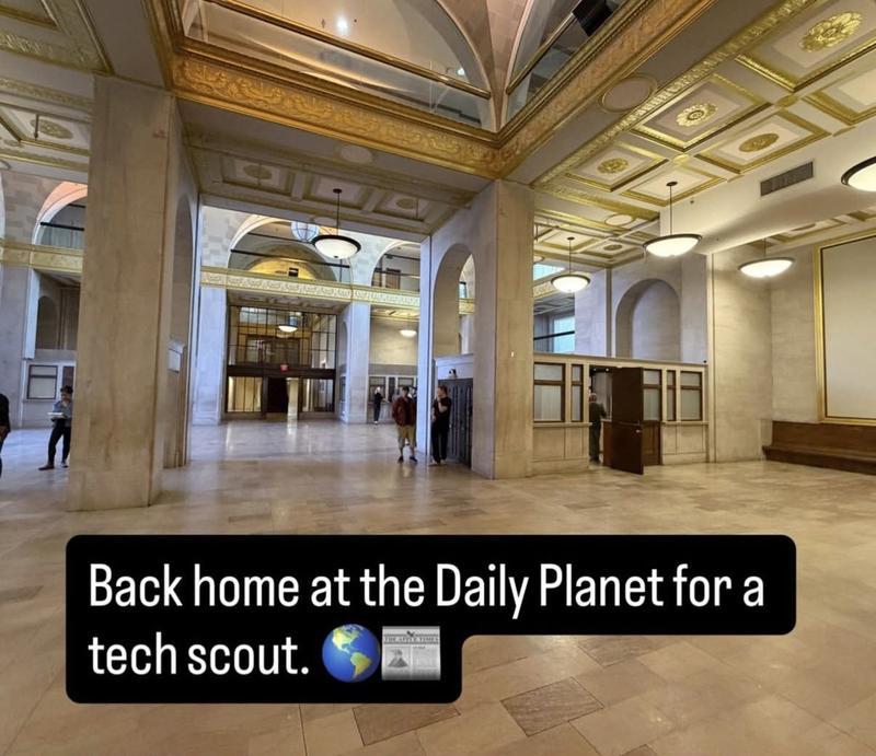 James Gunn teases return of Daily Planet with new images.