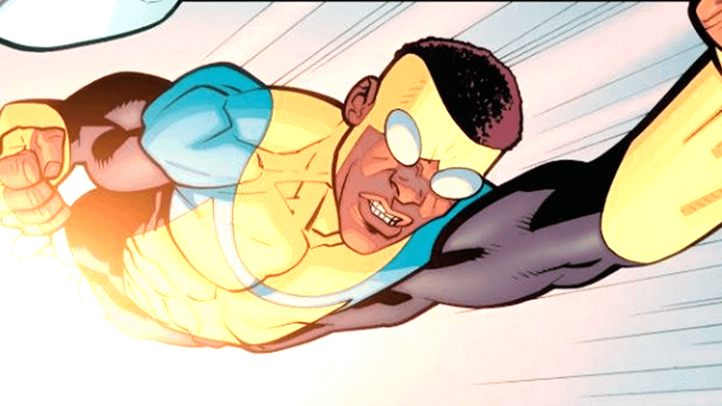 Zandale Randolph in Invincible's costume.