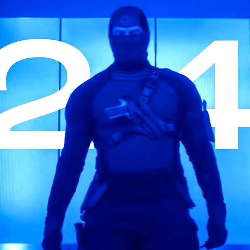 Wilson Bethel wearing Bullseye costume in 'Daredevil: Born Again' Season 2.