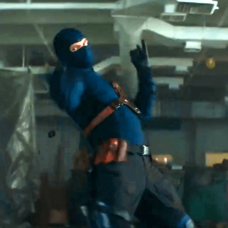 Bullseye throwing knives in 'Daredevil: Born Again' Season 2 trailer.