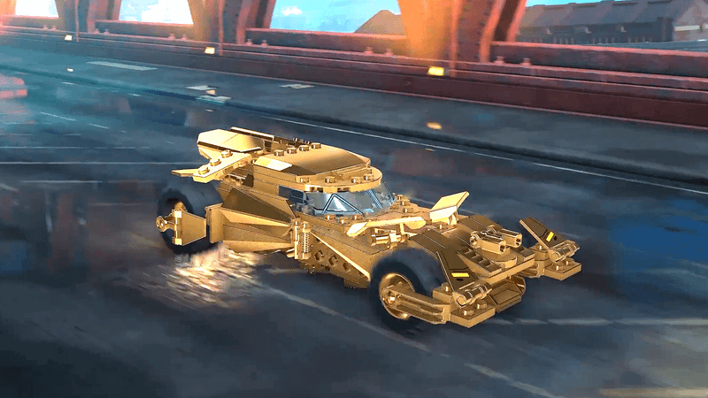 Gold Batmobile