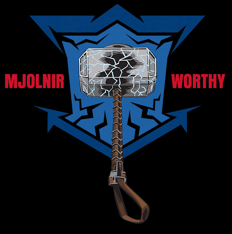 Steve Rogers, Mjolnir Worthy logo.