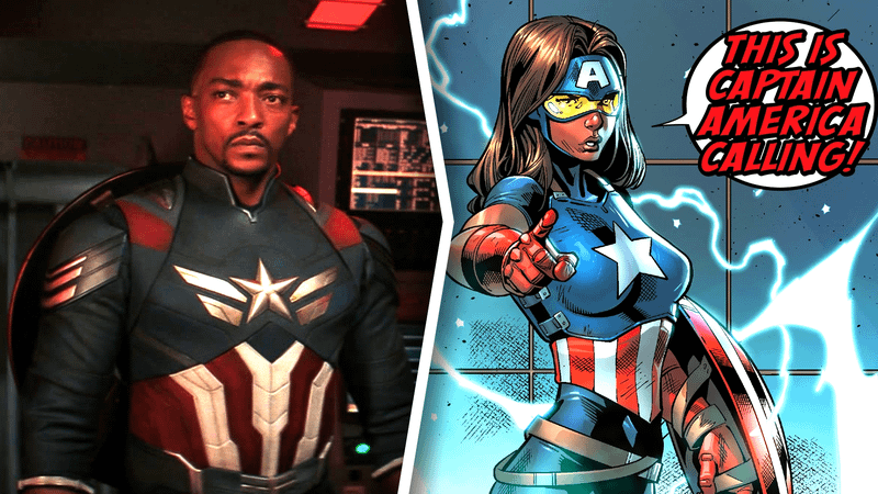 Anthony Mackie as Sam Wilson, Danielle Cage as Captain America