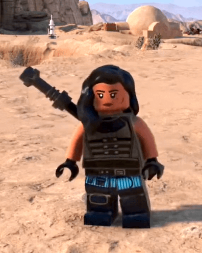 Cara Dune in LEGO Star Wars the Skywalker Saga.