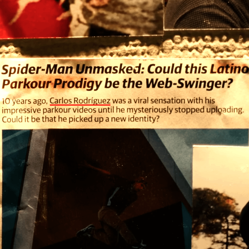 Carlos Rodriguez in Spider-Man: Brand New Day.