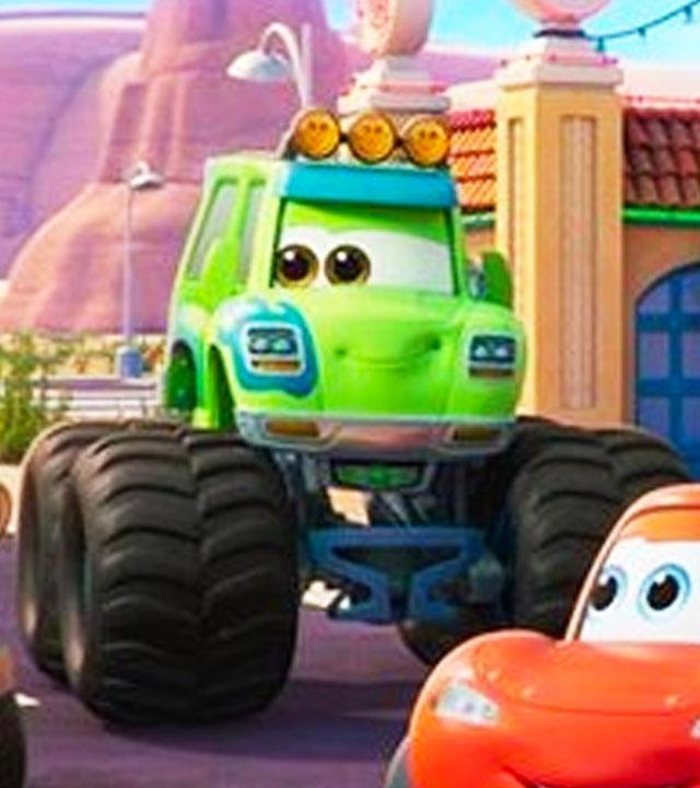 Monster Truck Miles in Cars Lightning Racers First look.