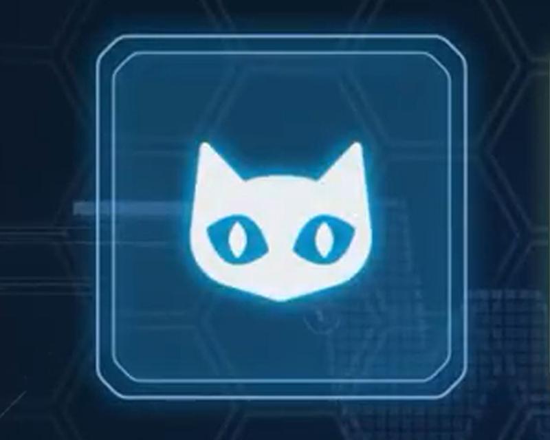 Catwoman logo from LEGO Batman: Legacy of the Dark Knight.