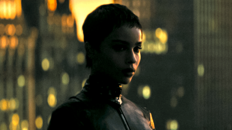 Zoë Kravitz's Selina Kyle in The Batman.