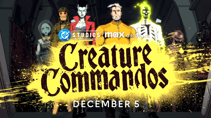 Creature Commandos Logo, DC Studios, Max Original