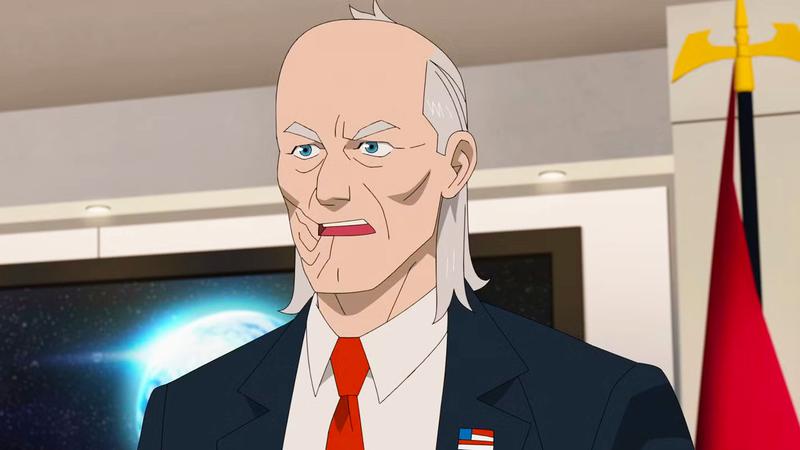 Walton Goggins Cecil Stedman in Invincible.