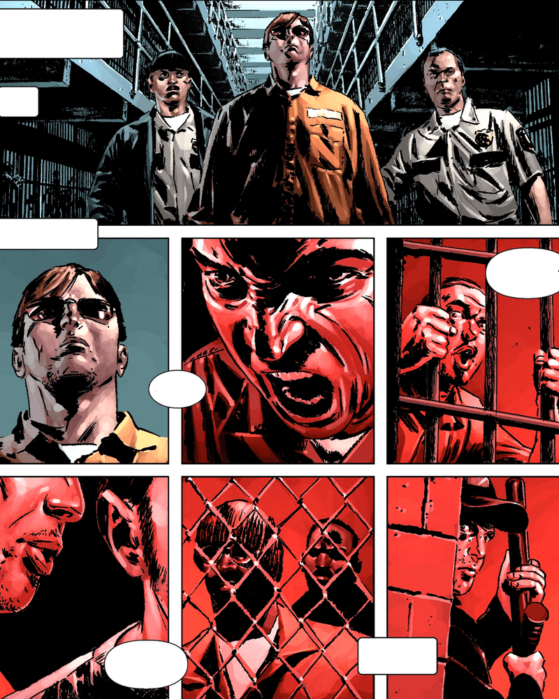 Matt Murdock gets locked up in prison.
