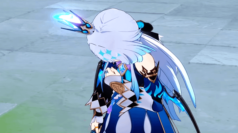 Cerydra bowing down in Honkai: Star Rail