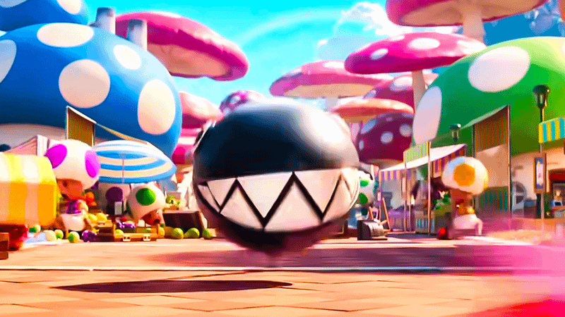 Chain Chomp in The Super Mario Galaxy Movie