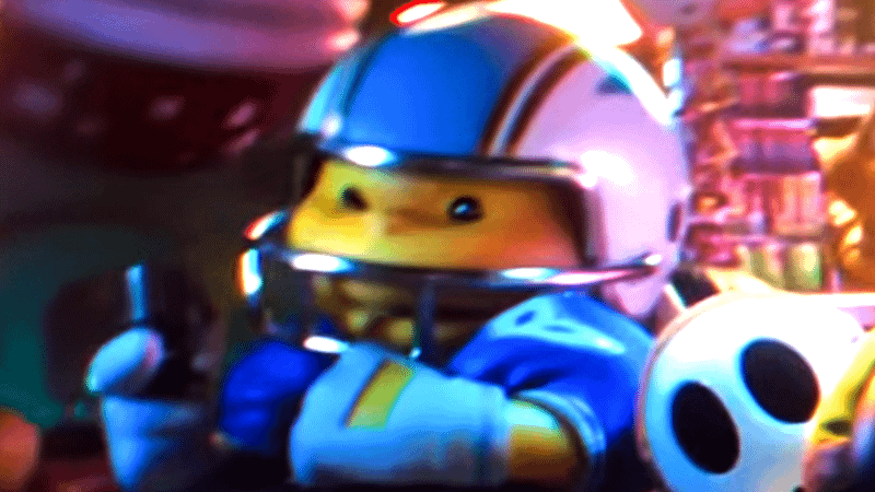 Charging Chuck in Super Mario Galaxy Movie