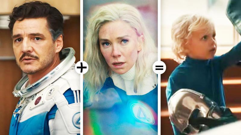 Reed Richards, Sue Storm, Franklin Richards.