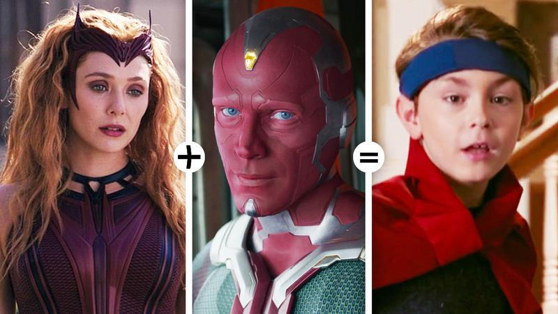 Wanda Maximoff, Vision, Billy Maximoff.
