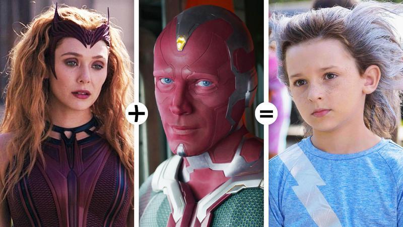 Wanda Maximoff, Vision, Tommy Maximoff.