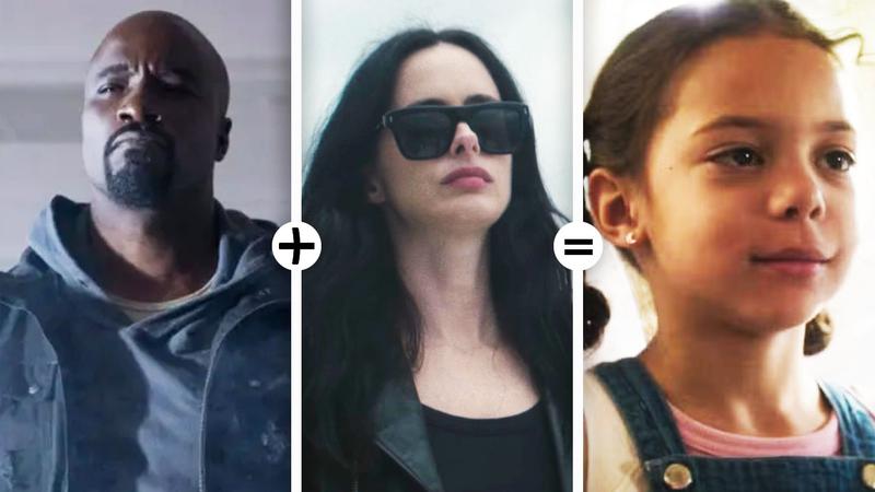 Luke Cage, Jessica Jones, and Danielle Cage.