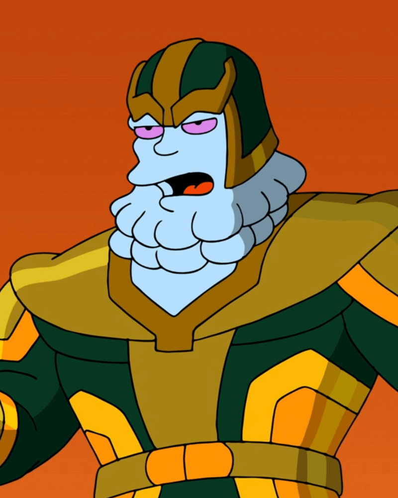 Chinnos voiced by Kevin Feige in The Simpsons