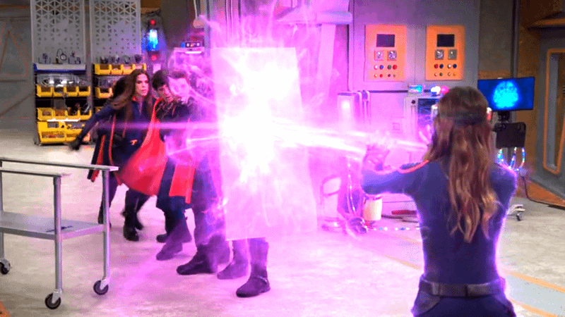 Chloe's training in Clash of Thundermans.