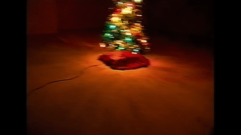 Christmas tree in Backrooms movie.