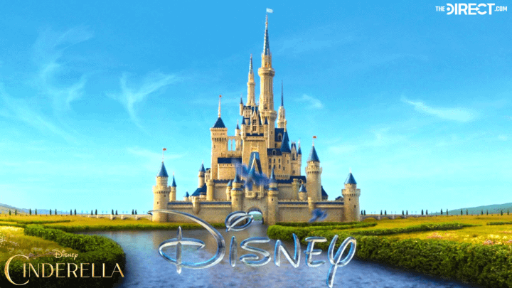 Cinderella's Castle in Cinderella's Disney intro.