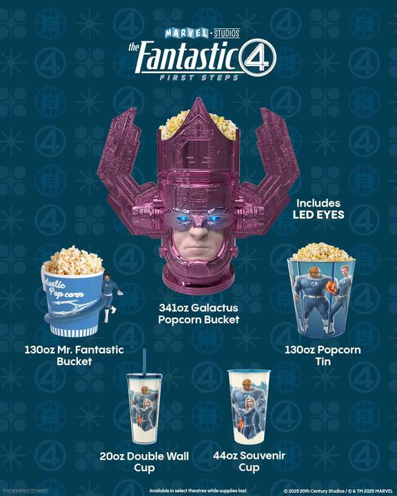 Cinemark Fantastic Four merch