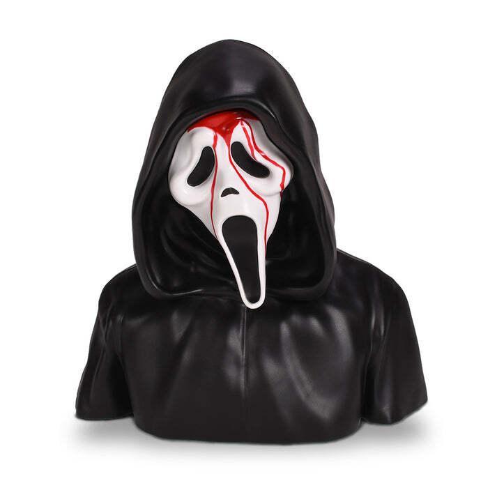 Ghostface's massive bust popcorn bucket from Cinemark.