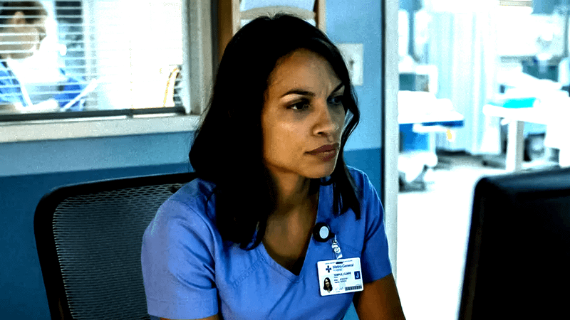 Rosario Dawson as Claire Temple.