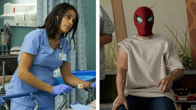 Claire Temple in Daredevil / Spider-Man Getting Vaccine.
