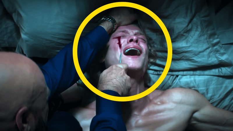 Matt Hagen being cut in the Clayface trailer.