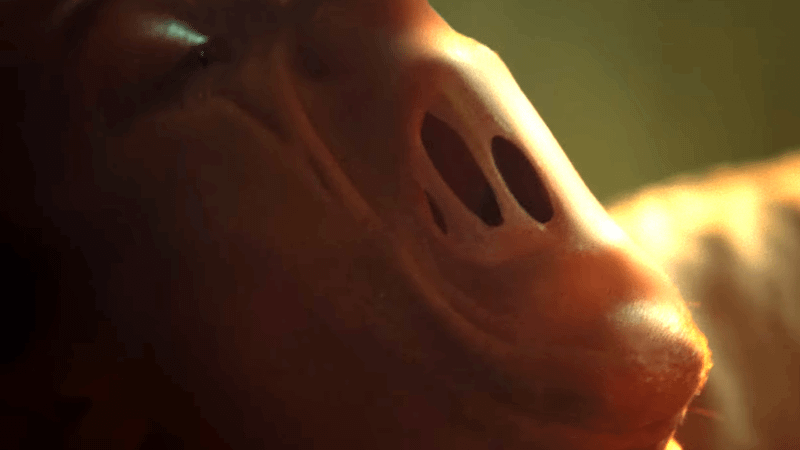 Matt Hagen's skin melts and stretches over his mouth, open in an anguished scream, in the Clayface teaser trailer.